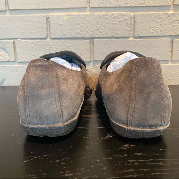 Merrell Women Shoes 8.5 Duet Alto Hedge Stone Suede Leather Slip On Comfort Shoe - Picture 4 of 6